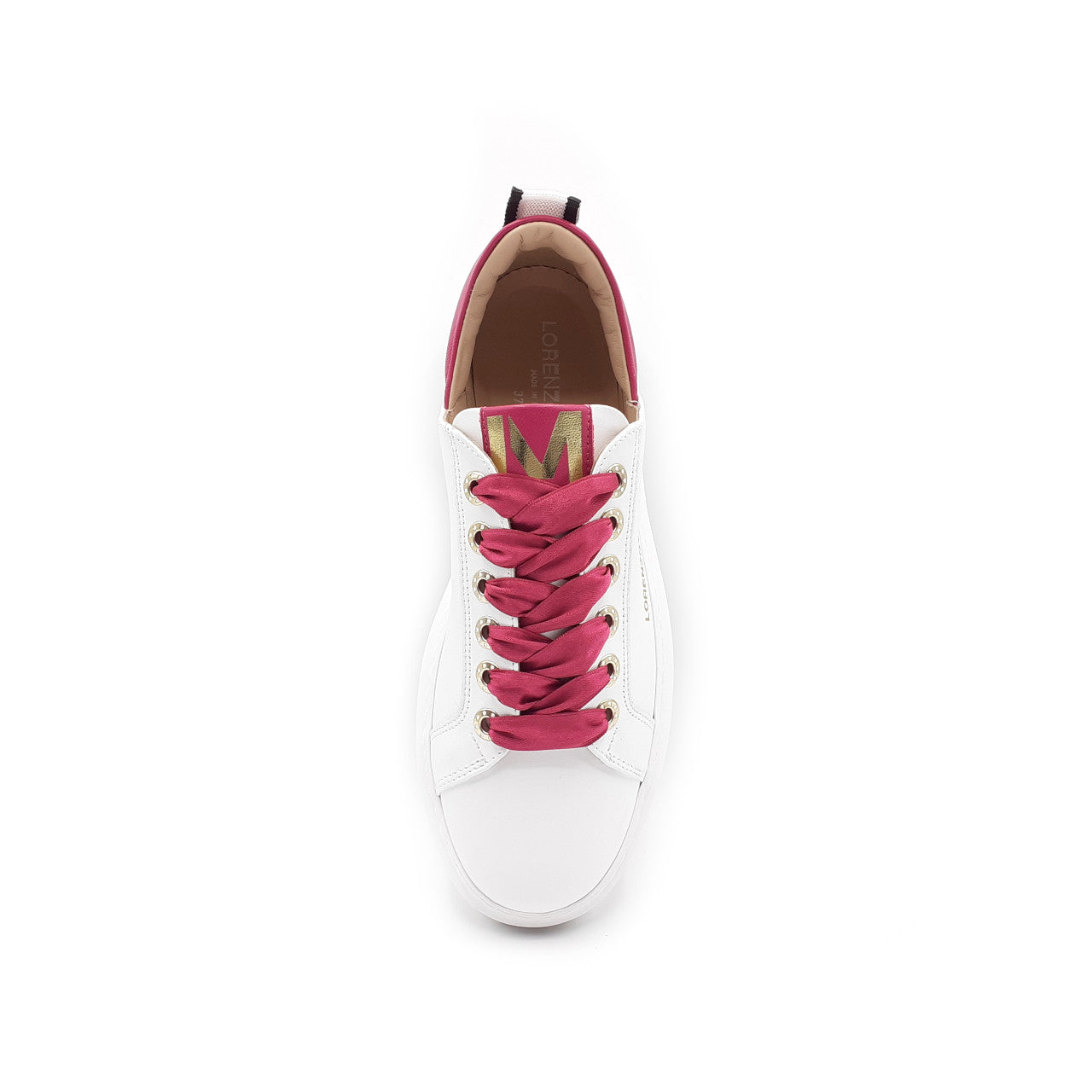 Alessia Sneaker White/Fuchsia