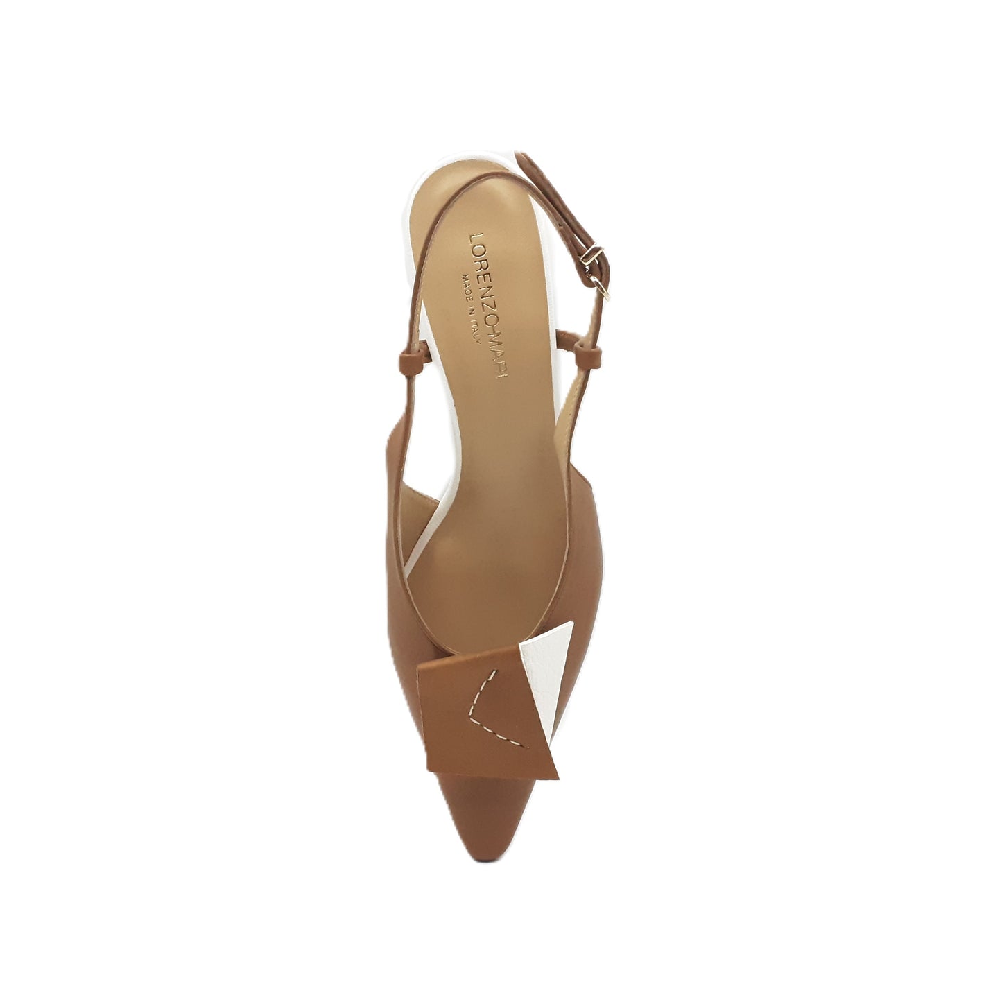 Slingback Cindy 6 cuoio