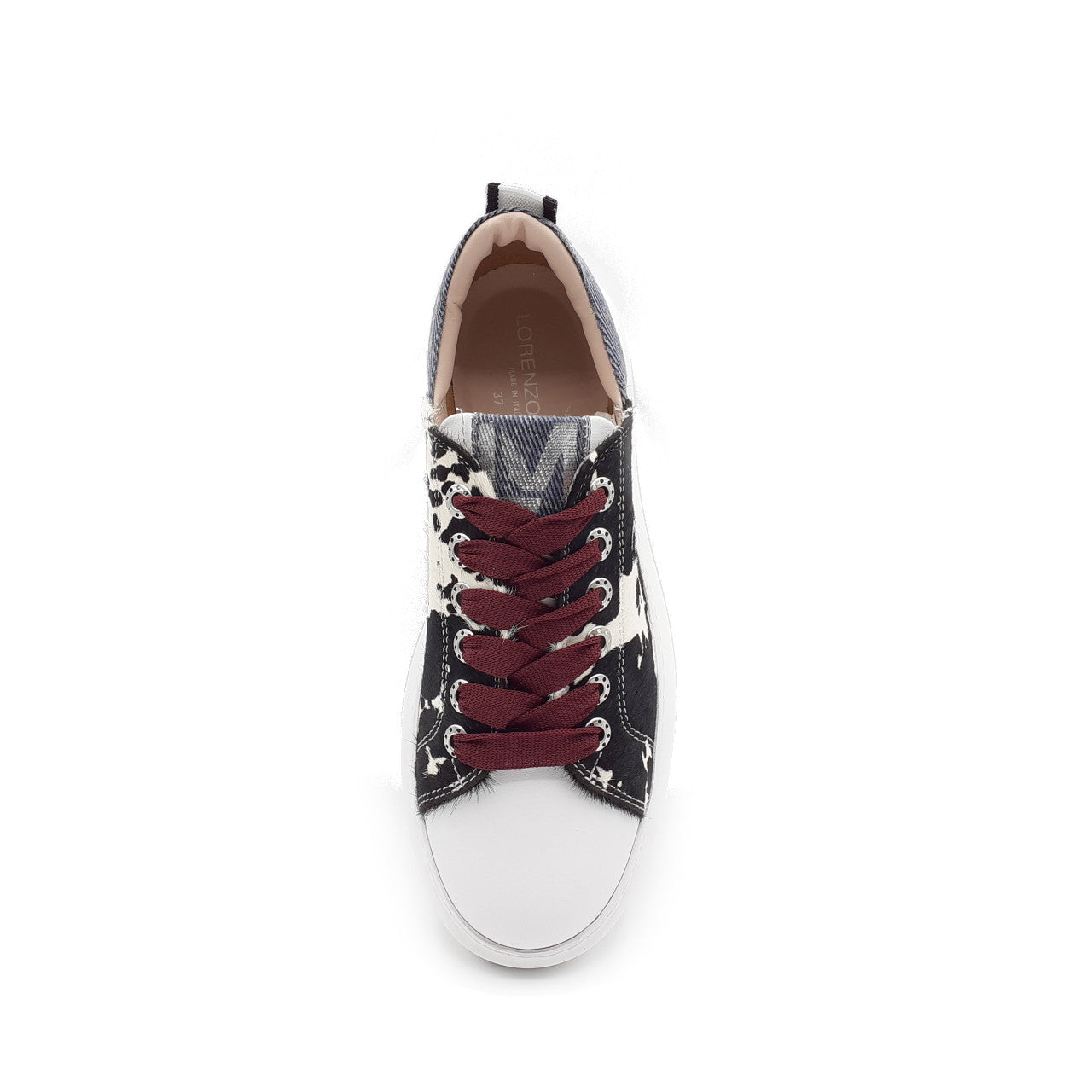 JOY Cow Sneaker White/Black