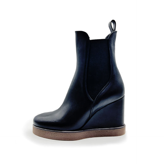 Nicole Black Ankle Boot