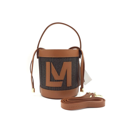 New Panfilo Raffia Chocolate Bucket