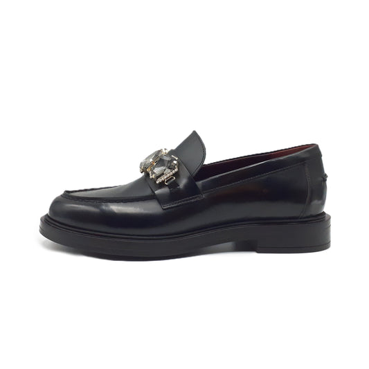 Ginevra 1 Black Moccasin