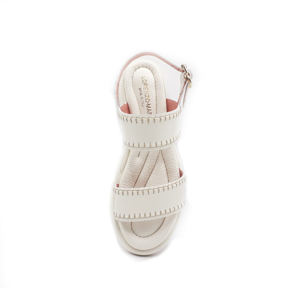 Petunia multicolor laminated sandal
