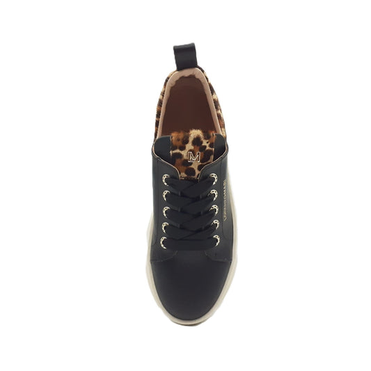 Brigid Sneakers Black-Leopard