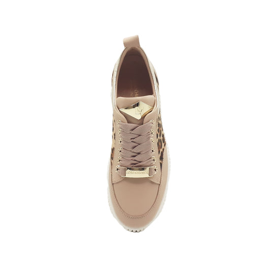 Sally 26 nude/platinum sneakers