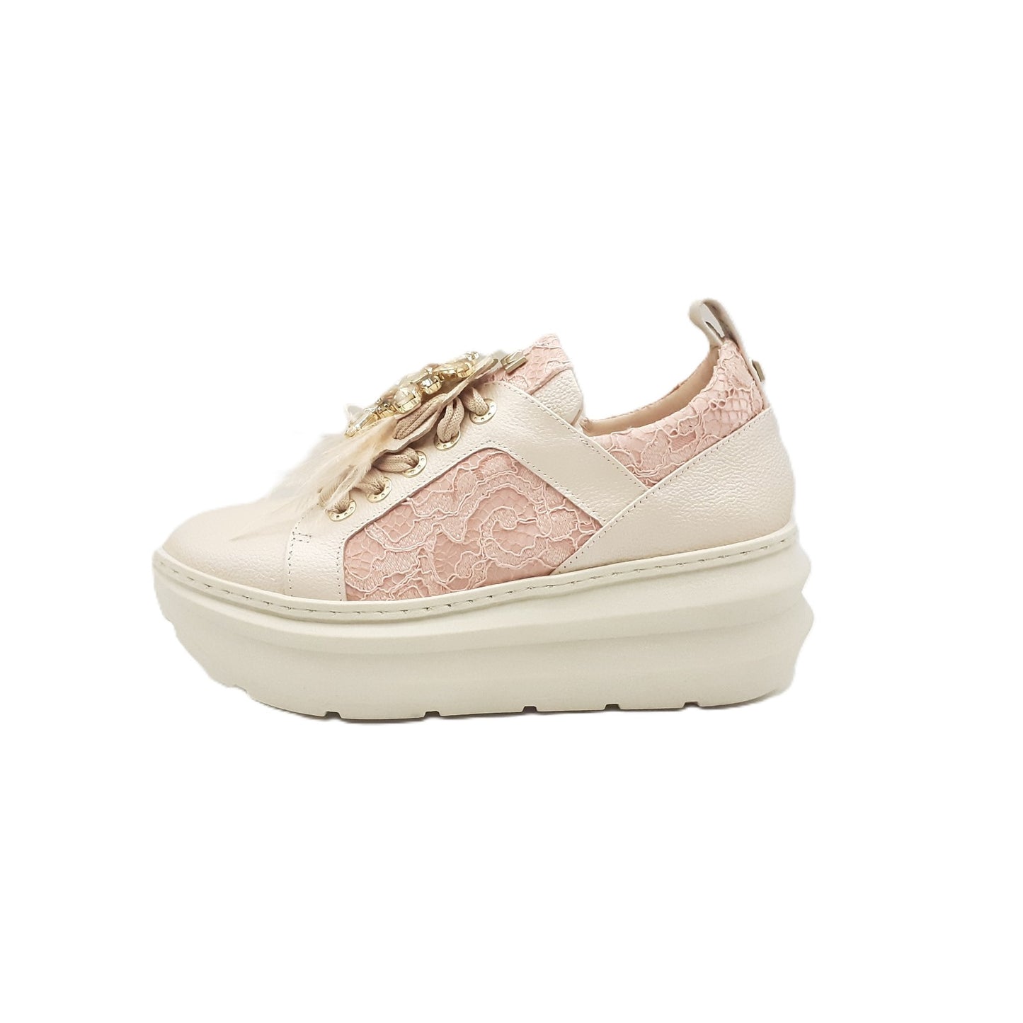 Veronica white sneakers