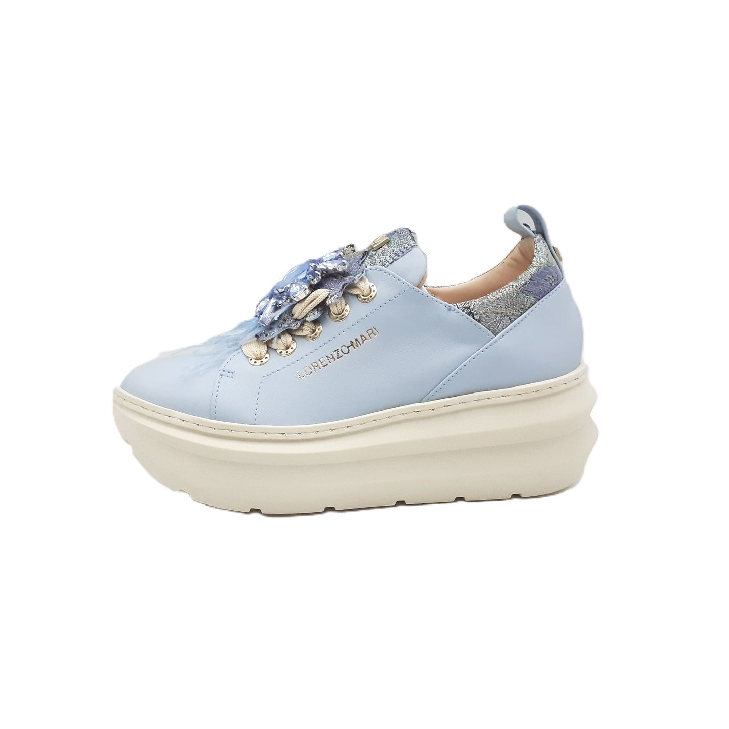 Sneakers Veronica Flower Cielo