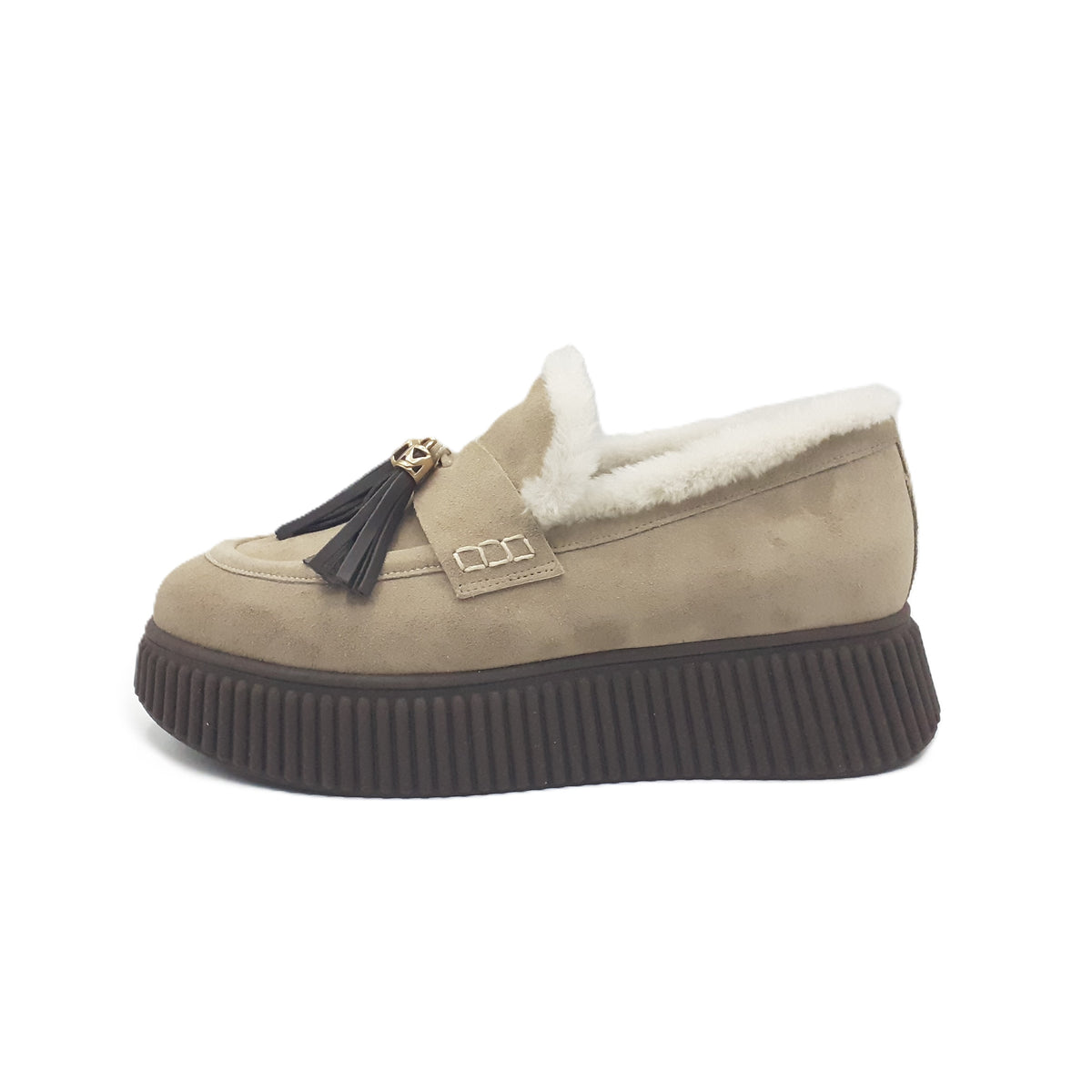 Sally Suede Leather Moccasin
