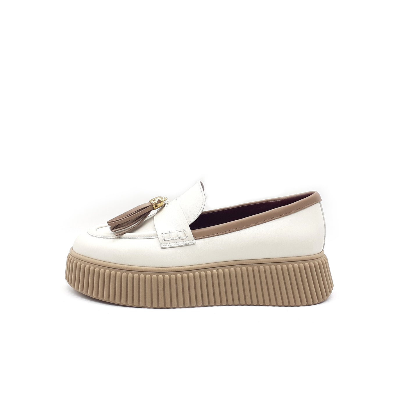 Sally Off White Moccasin