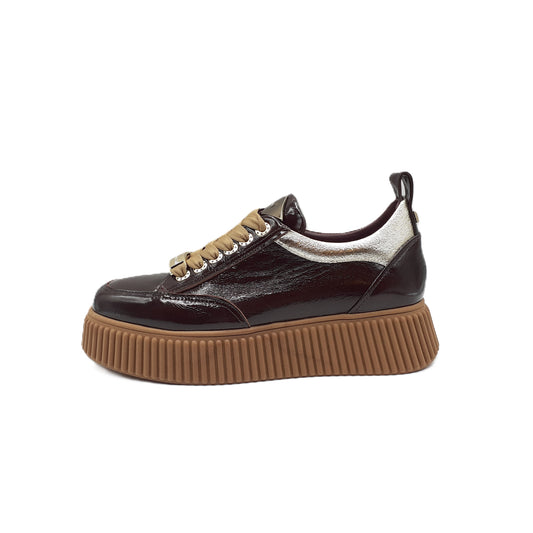 Sally 26 nude/platinum sneakers