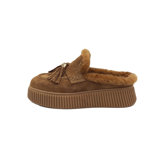 Sally Suede Leather Moccasin