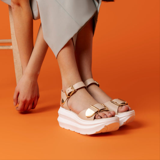 Zoe Nude Sandal