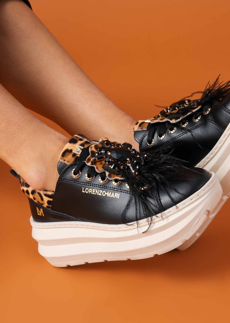Veronica black Leopard