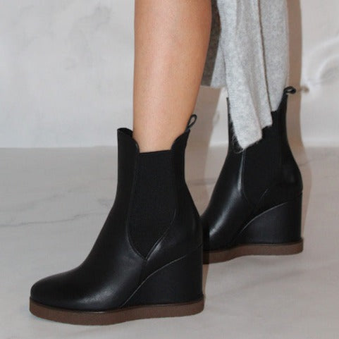Nicole Black Ankle Boot