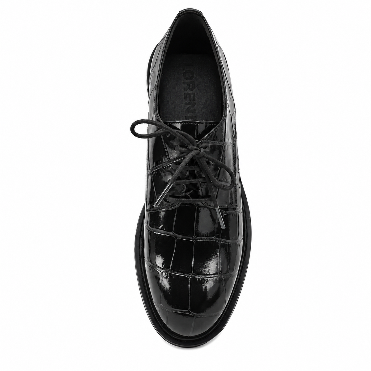 Stringata Paulette 8 cocco nero