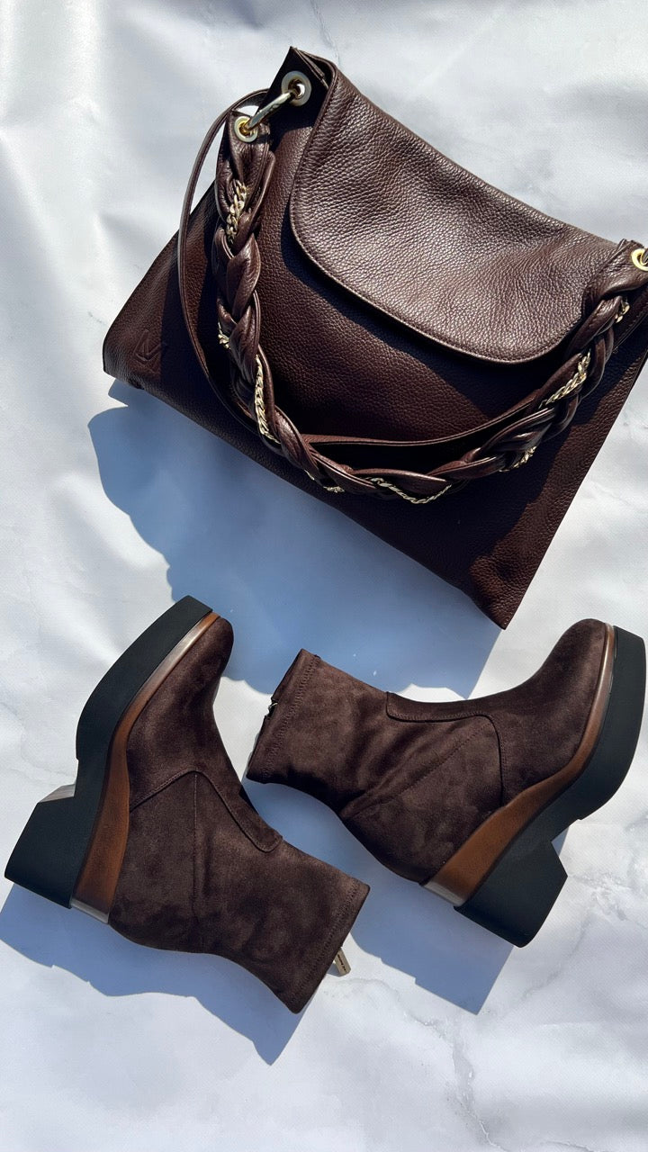 Polly black ankle boot