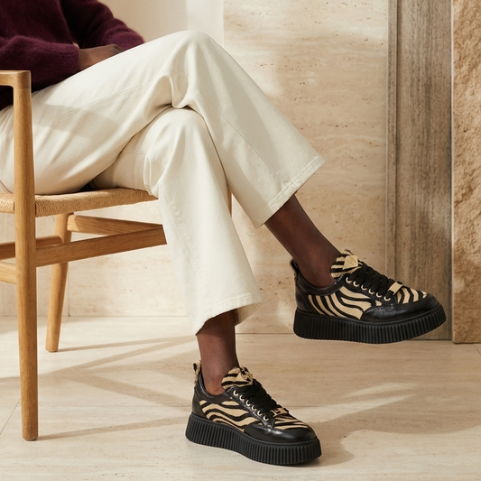 Sally 26 nude/platinum sneakers