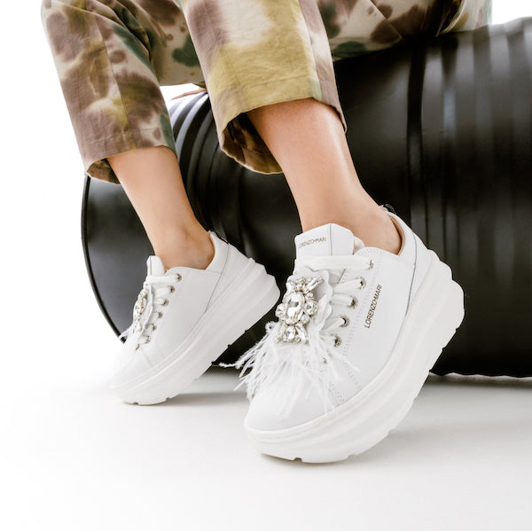 Veronica white sneakers