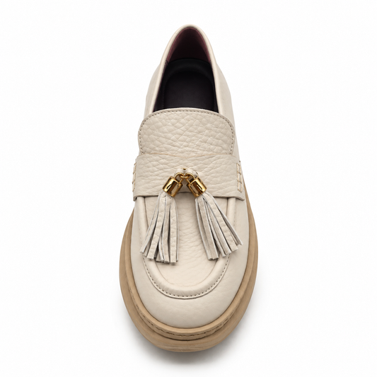 Veronica Rafia Platinum Sneakers