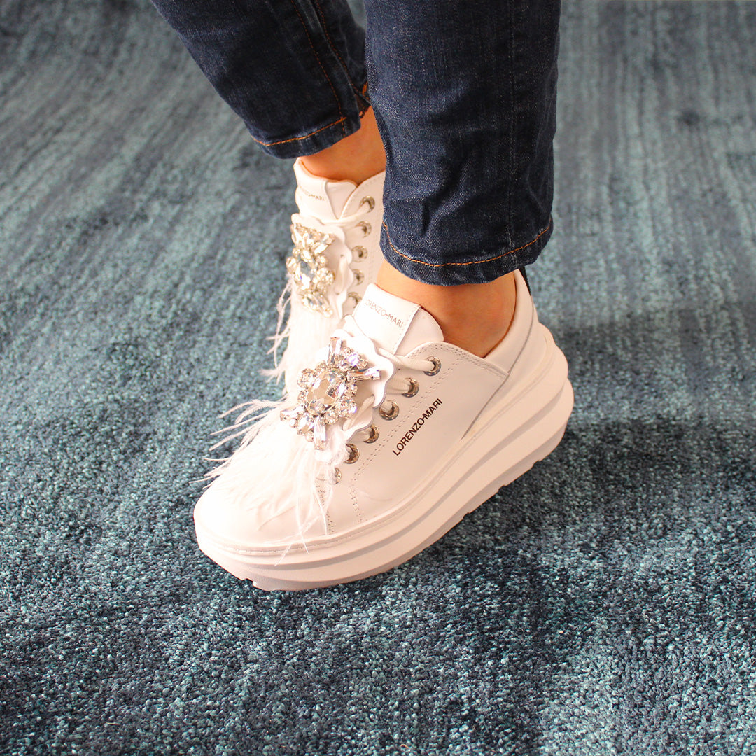 Veronica white sneakers