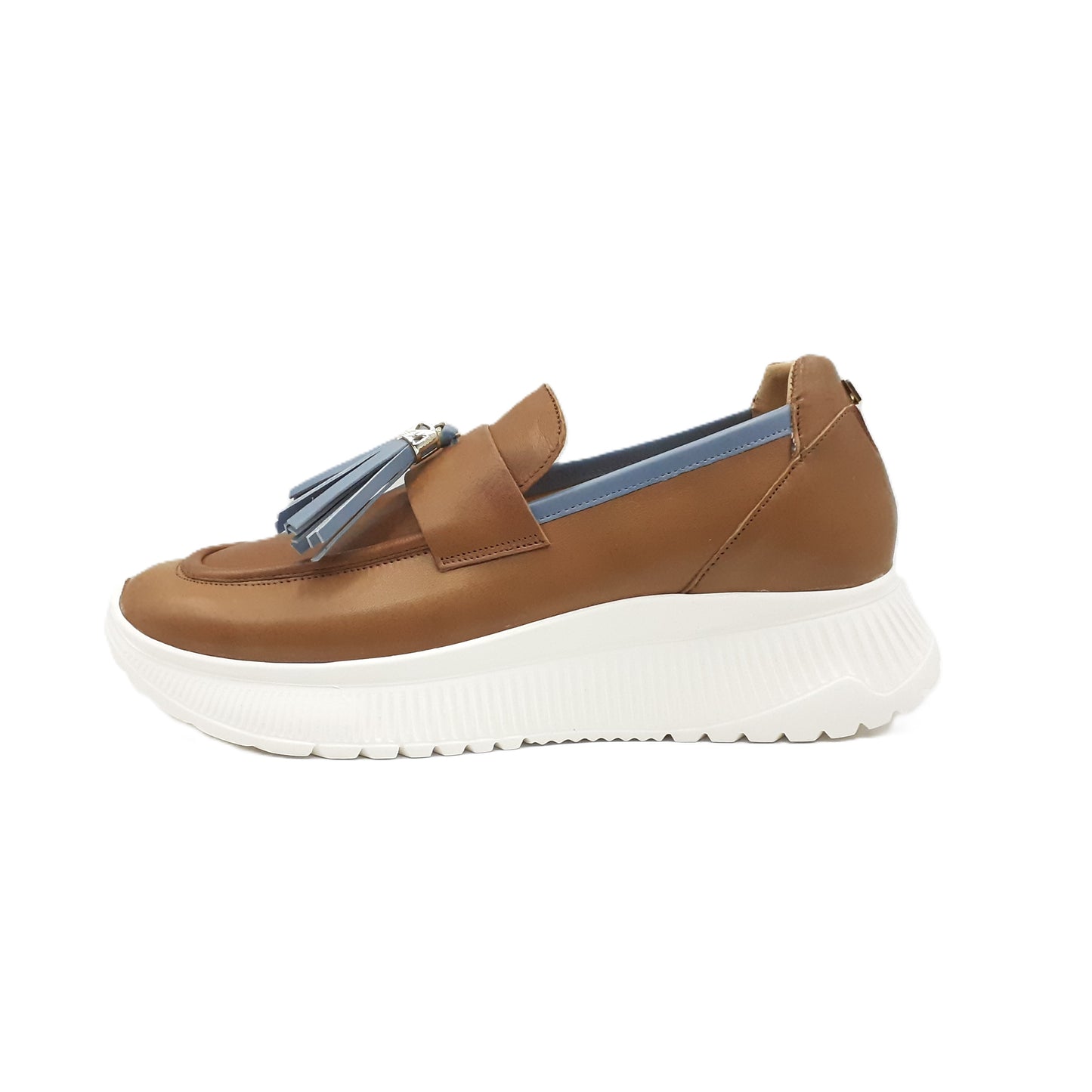 Mocassino Amber 9 Cuoio/ardesia