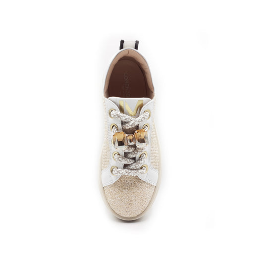 Sneaker Clio in rafia