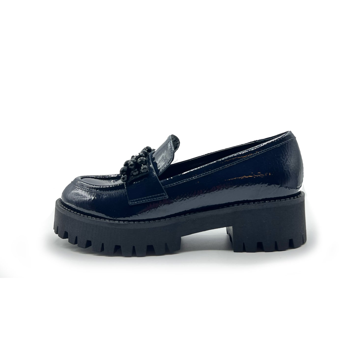 Mocassino Connie con accessorio blu