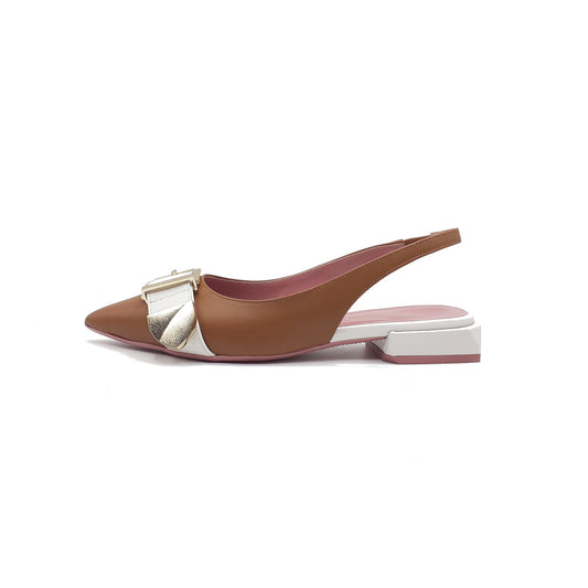 Slingback Giglio Cuoio