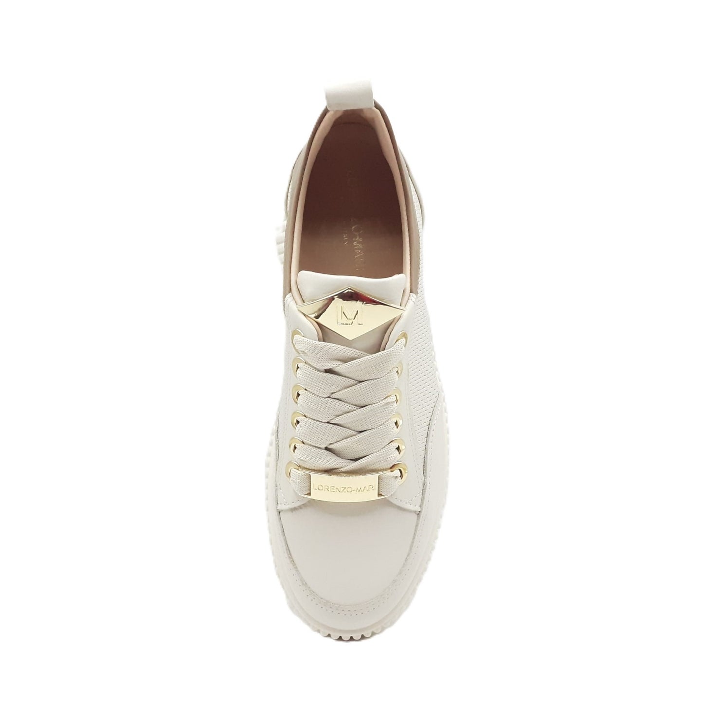 Sneakers Sally 26 bianco/biscotto