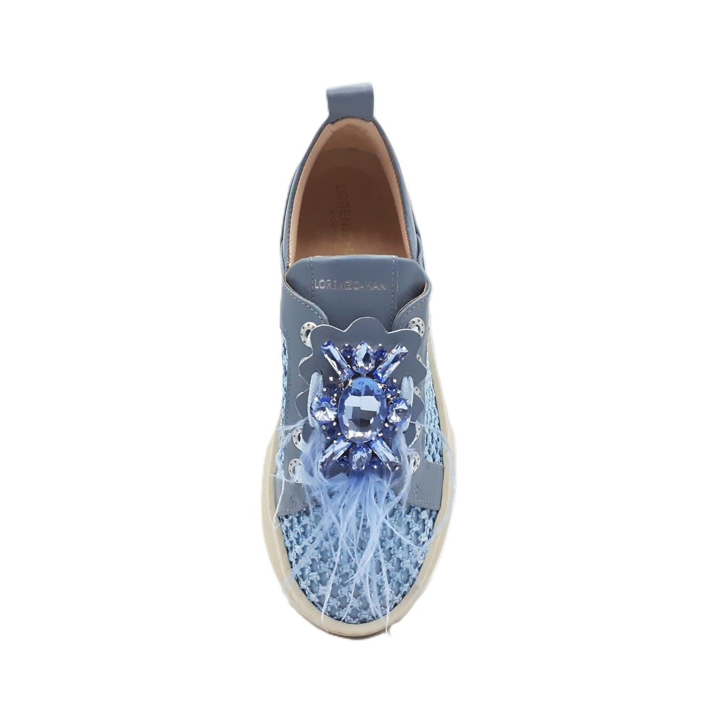 Veronica Rafia Platinum Sneakers