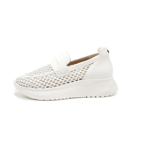 Mocassino Amber 11 rafia white