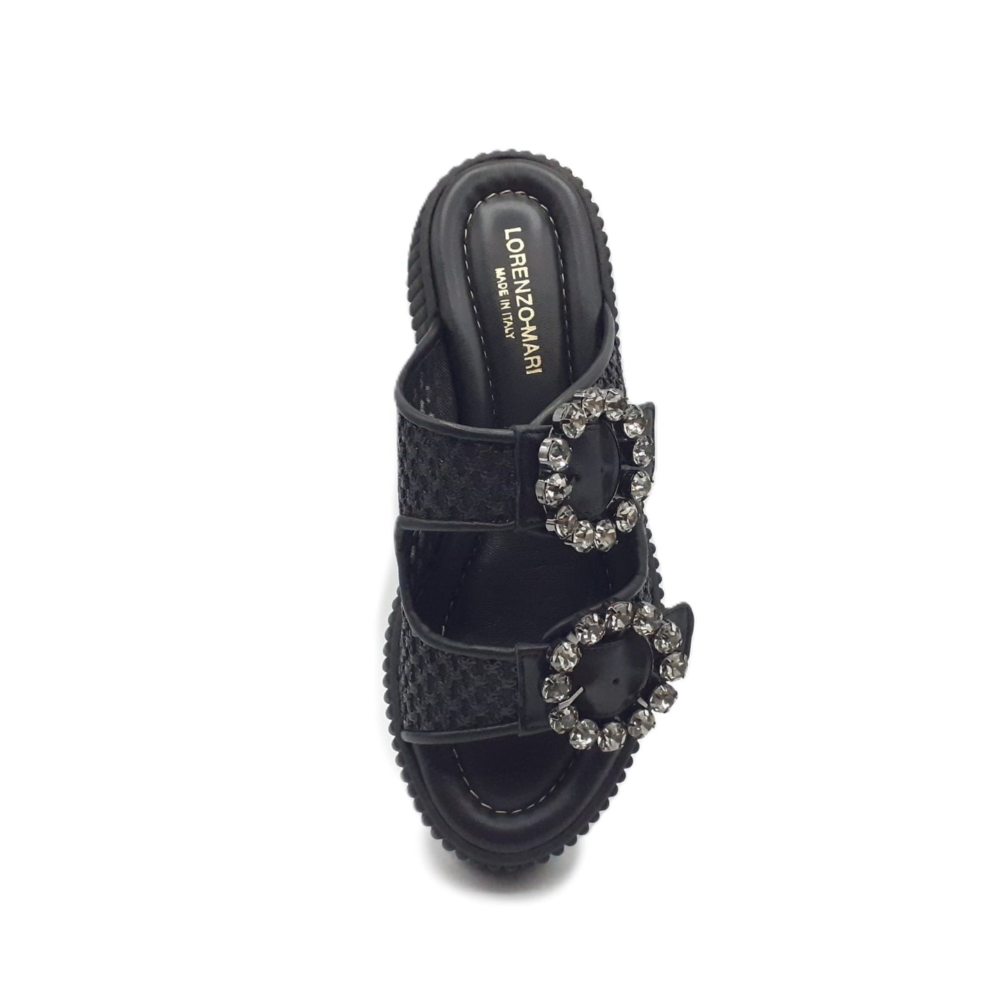 Sandalo Sallyna 04 Rafia Black