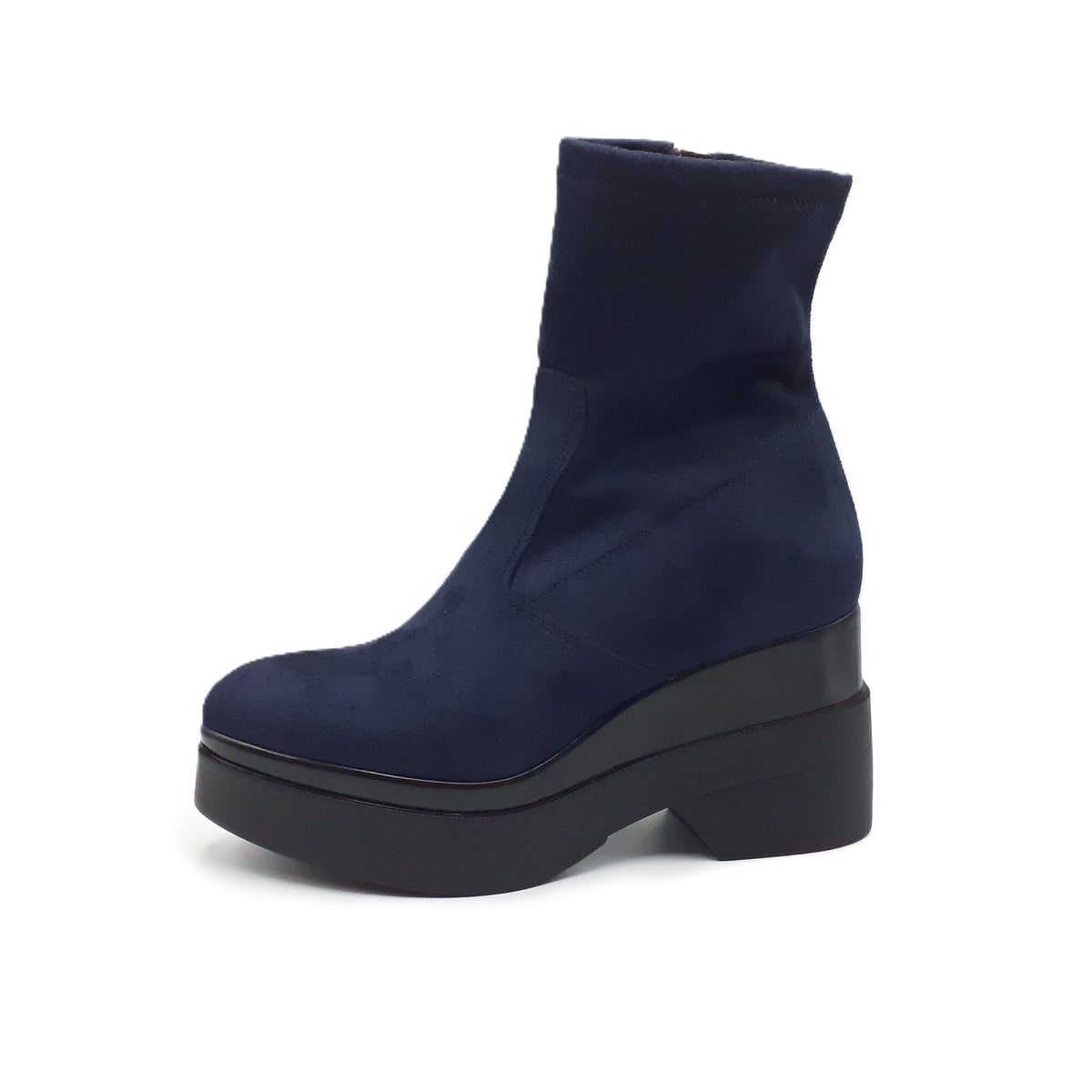 Stivaletto Polly Alcantara Blu