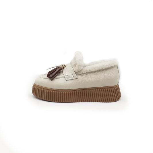 Mocassino Sally Grenoble Avorio