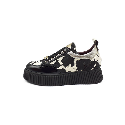 Sally 26 nude/platinum sneakers