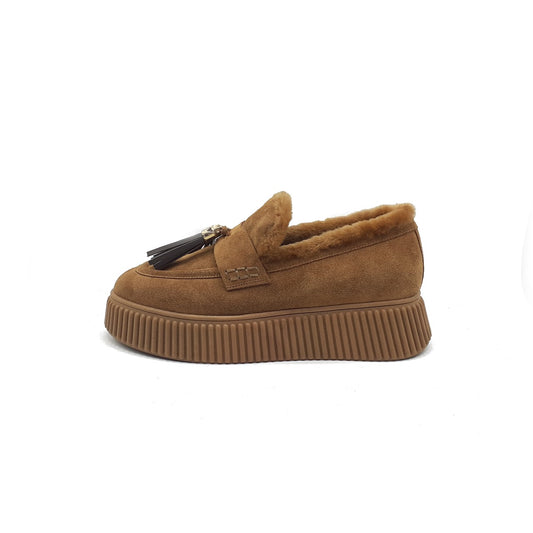 Mocassino Sally Camoscio cuoio
