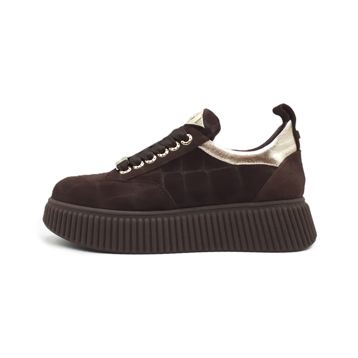 Sally 26 nude/platinum sneakers