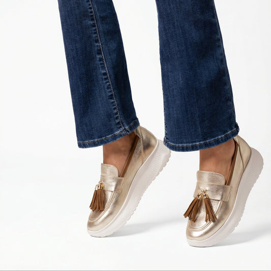 Mocassino Amber 9 Platino