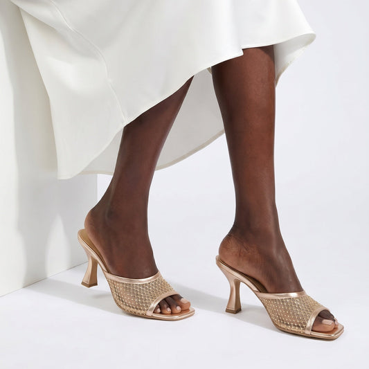 Mirta Silver Sandal