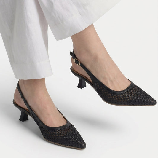 Slingback Cindy 14 Black