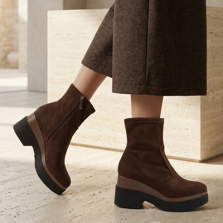 Polly black ankle boot