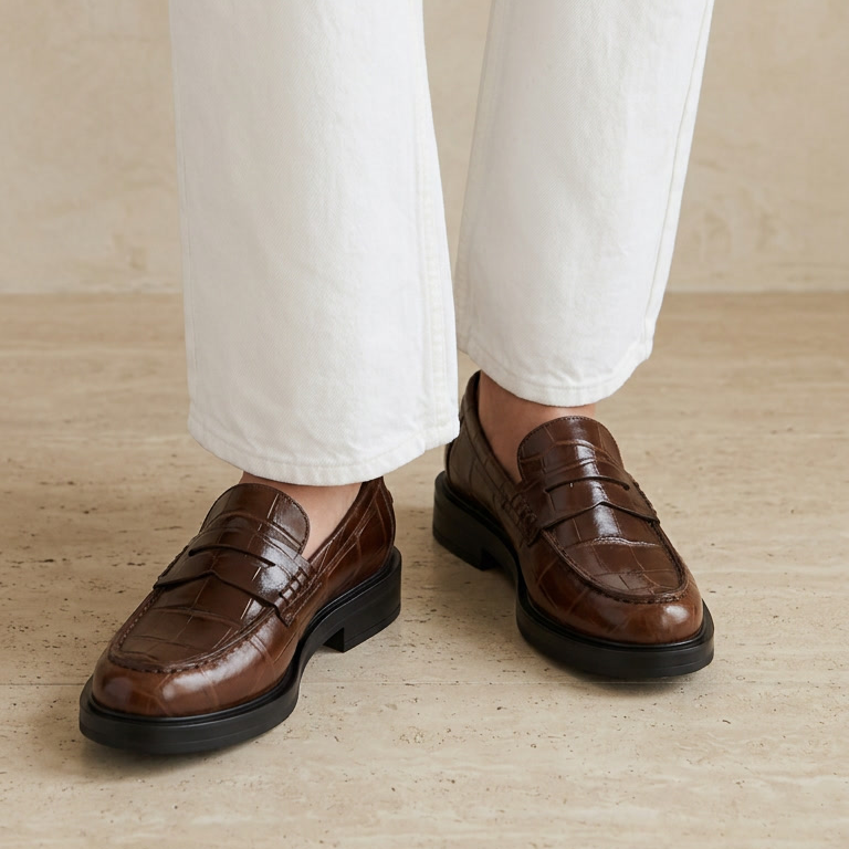 Ginevra 1 Black Moccasin