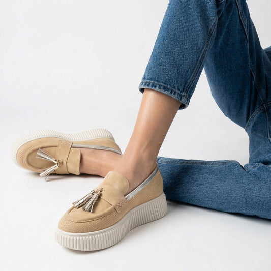 Mocassino Sally20  Cuoio