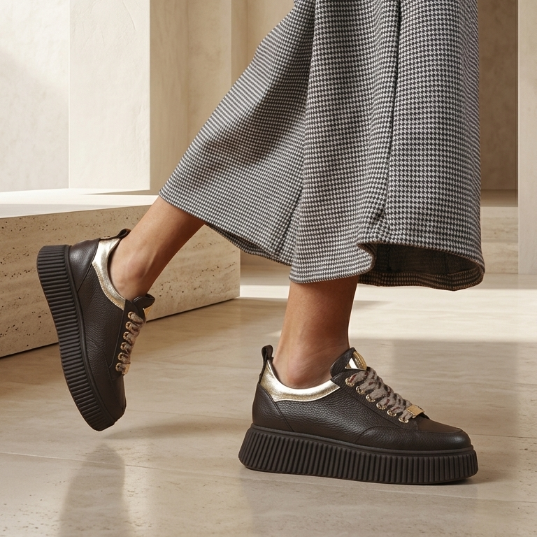 Sneakers Sally 26 Moro/Platino