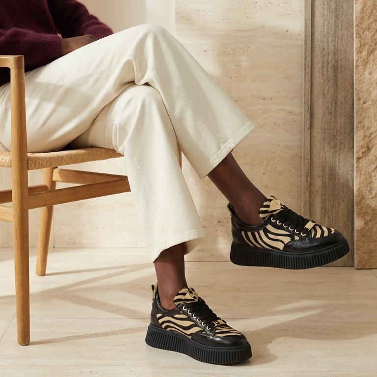 Sally 26 nude/platinum sneakers